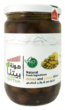 Mounit Baytna Olives & Lemon Slices- 600g
