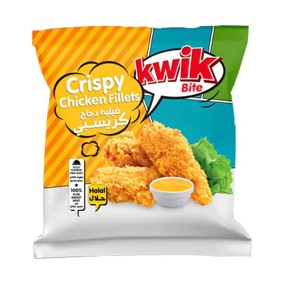 Kwik Bite Frozen Crispy Chicken Fillet 500 Gr
